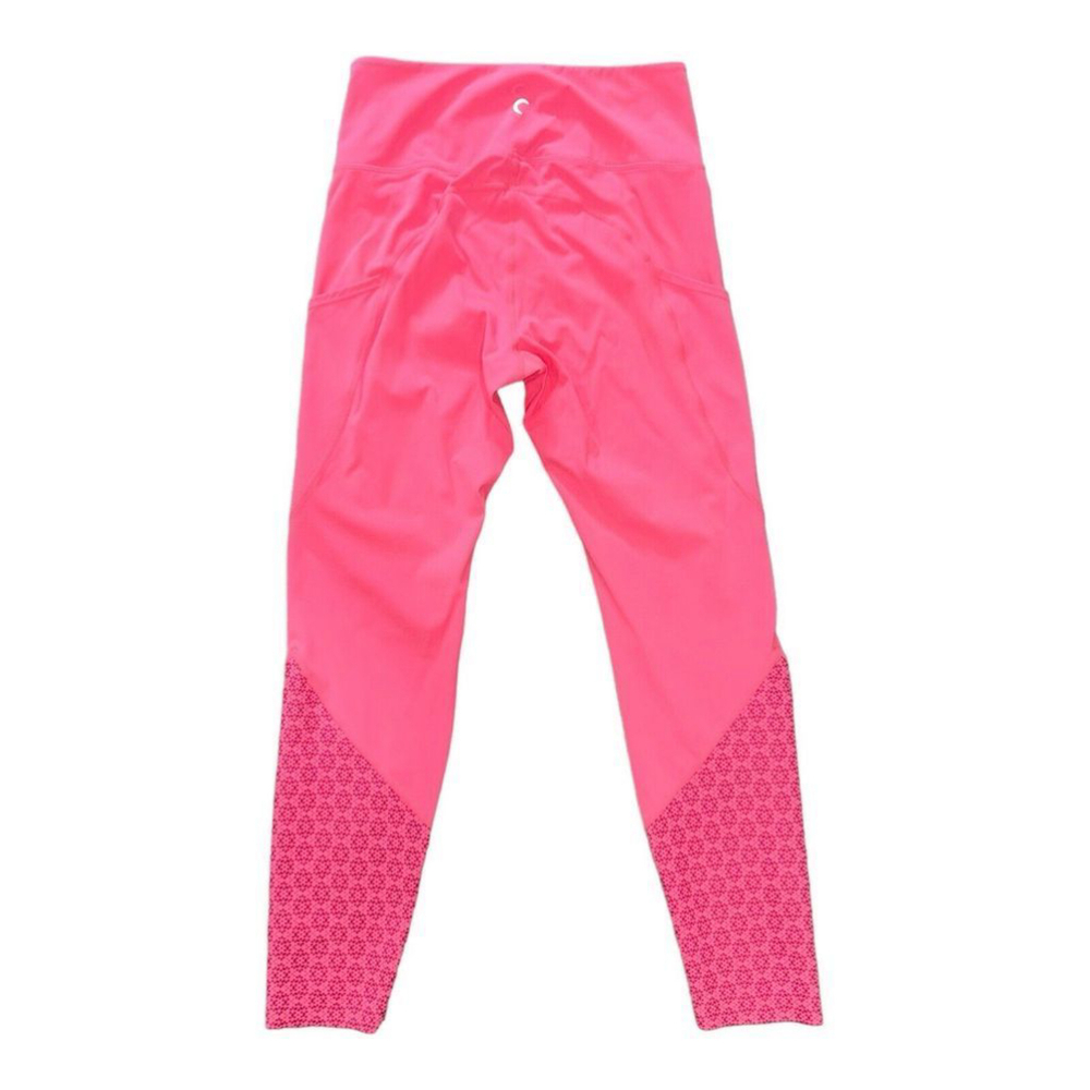 Zyia Active Women's Athletic Light n Tight Hi-Rise 7/8 Size 6-8 Pink Highlight